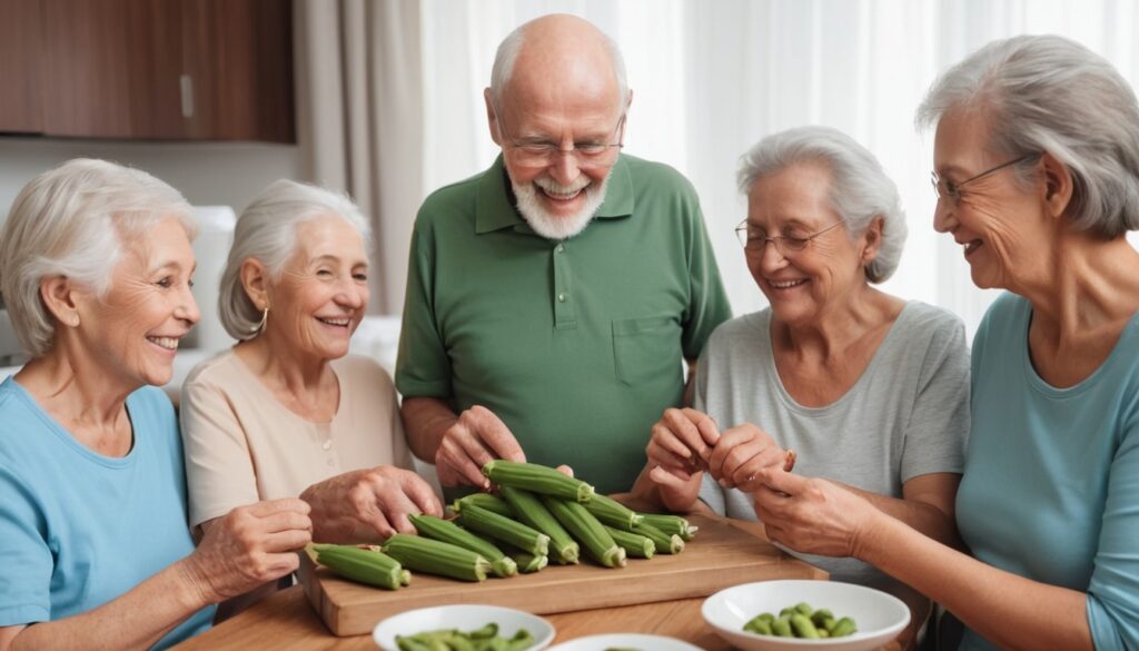 Elderly nutrition: Discover how okra's anti-inflammatory properties promote joint health, reducing arthritis risk. Learn more about the health benefits